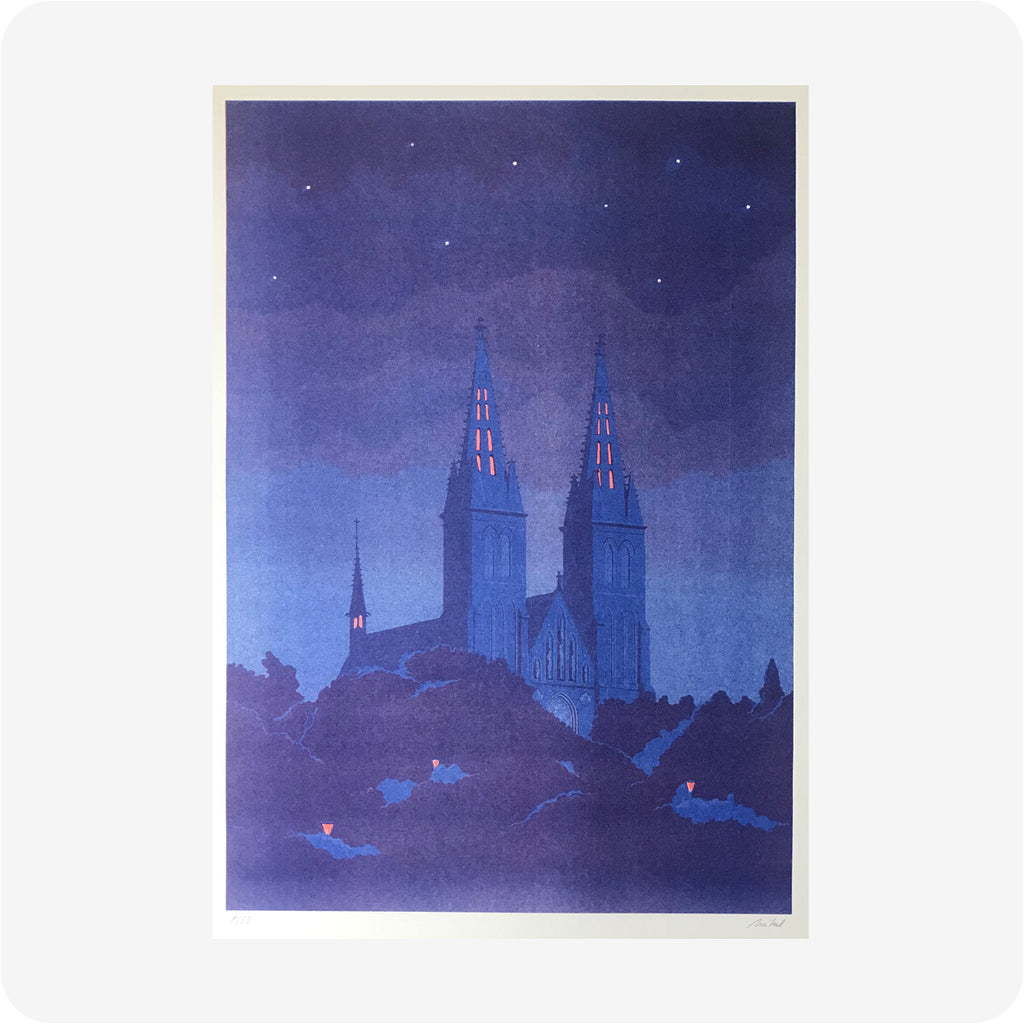 Vyšehrad večerem